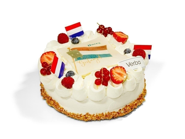 Hoera Geslaagd taartje 6/8 pers.